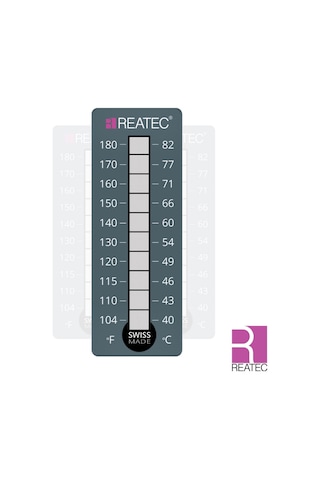 Sıcaklık-ısı Ölçüm Etiketi Ölçüm Aralığı 88 C-138 C / 190 F-280 F 5adet Diğer