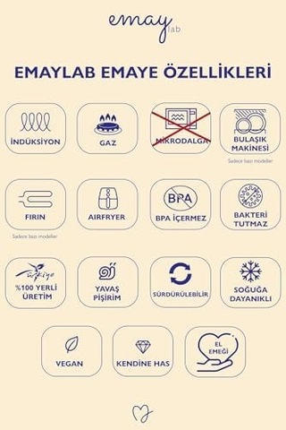 Black Cupid Emaye Sunum Tabağı Açık Gri