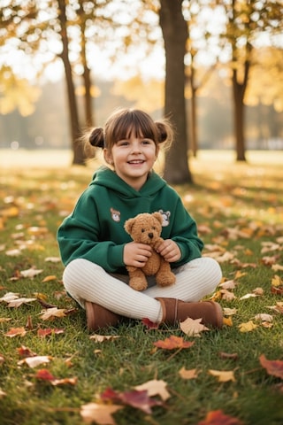 Muggo Snow Garantili Unisex Çocuk Kalın Taban İçi Tüylü Günlük Mini Yarım Bot Kahverengi