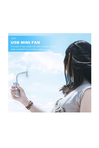 Esnek Usb Mini Fan Pervane, Küçük Vantilatör, Serinletici, El Fan
