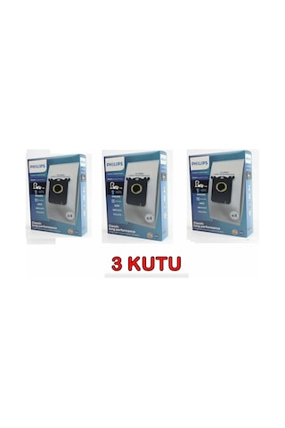 Philips Uyumlu S Bag Toz Torbası 3 Kutu (12 Adet)