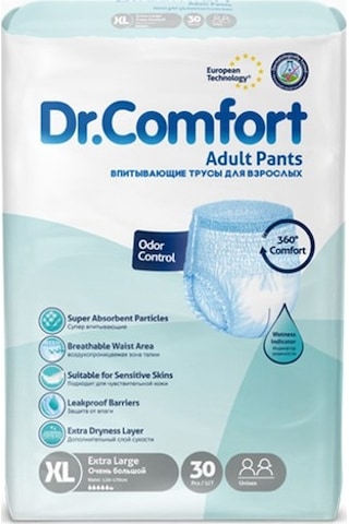 Dr.Comfort Külotlu Yetişkin Hasta Bezi XL 30'lu