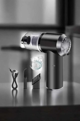 Hubrendy Tekno Araç İçi Süpürge Filtreli Şarjlı Süpürge Vakumlu Yıkanabilir