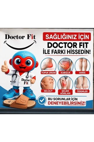 Doctor Fit Refleksoloji Rahatlatıcı,akapunktur Masaj Terliği Beyaz Erkek Terliği 41 Numara