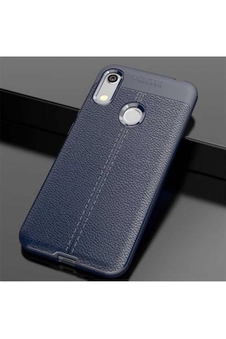 Huawei Y6S 2019 Kılıf Zore Niss Deri Desenli Silikon Kılıf