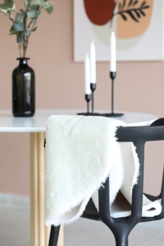 Naturalwood Ahşap Ayaklı Yuvarlak Yemek Masası, Modern Mat Beyaz Mdf Yemek Ma