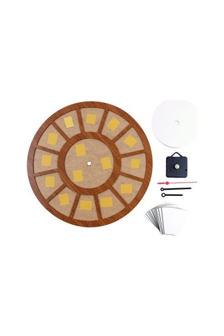 Sublimasyon Mdf Duvar Saati 12 Fotoğraflı 34 Cm Çok Renkli