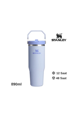 Stanley The Iceflow Flip Straw Pipetli Termos Bardak 0.89 Lt Matara Turkuaz