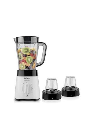 Ar1057 Maxiblend Sürahi Blender, 500w, 1.5l Hacim, Paslanmaz Çelik Bıçak, Beyaz Belirtilmemiş