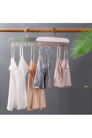 8 Kancalı Çok Amaçlı Yapışkanlı Askı 5361 Çok Renkli