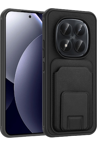 Nihcase Xiaomi Redmi Note 15 Pro 4g Kılıf Kartlıklı Standlı Square Folding Kılıf