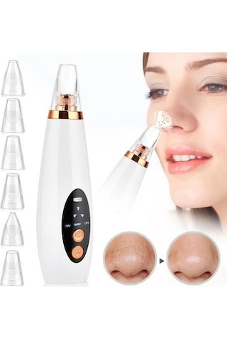Elektrikli Siyah Nokta Temizleme Makinesi Burun Ve Yüz Vakumlu Gözenek Temizleyici Derin Cilt Bakım Aleti Dropshipping