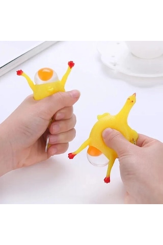 Ams Net Yumurtlayan Eğlenceli Tavuk Anahtarlık