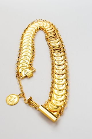 22 Ayar Altın 12,5 Gram Pullu Tuğralı Bilezik Lkblk1248