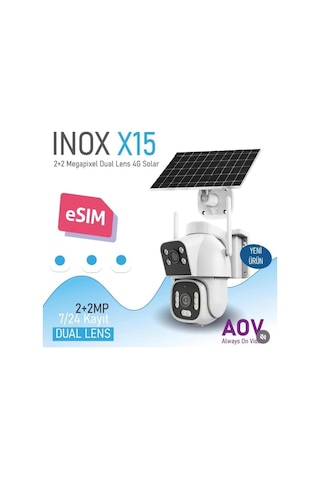 İnox-x15 Dual Lens Aov Hieasy 4g Ptz Kamera