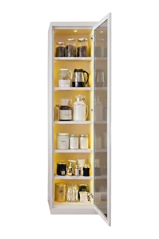 Reflekte Bronz Camlı Ünite, Çok Amaçlı Dolap, Vitrin Renkli