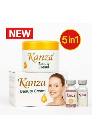 Kanza Beauty Cream Seti Krem + Sabun + Serum 3'lü