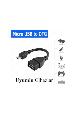 Cep Telefonu Tablet için Micro USB OTG Çevirici Data Kablosu