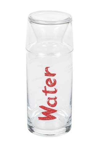 Mudo Home Water Kırmızı Kapaklı Başucu Sürahisi - 700 Ml