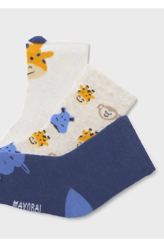 Mayoral Erkek Bebek Üçlü Çorap Set Lacivert