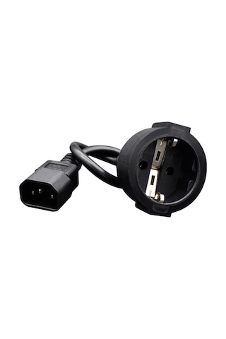 Primex Px-c14 Schuko, 0.35 Metre 1.5mm Ups/psu Schuko Çevirici Kablo, Ups Priz Çevirici 1.5mm Kalın Kablo, Kısa Schuko Kablo