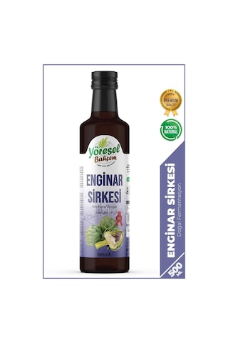 Yöresel Bahçem Enginar Sirkesi Doğal Fermantasyon 500 Ml