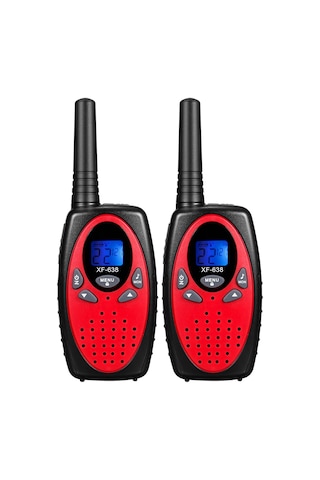 Tenfowee Erkek-çocuk İçin Kablosuz Konuşur, 8 Kanal, 0.5w, Otomatik Gürültü Azaltma, Outdoor Aktivitelere Uygun, Kırmızı, Avrupa Versiyonu