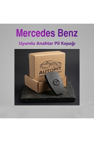 Autopit 3d Mercedes Benz Uyumlu Anahtar Pil Kapağı