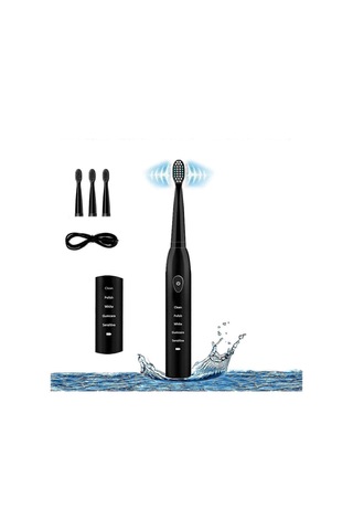Sonic Elektrikli Diş Fırçası Usb Hızlı Şarjlı Su Geçirmez Diş Fırçası