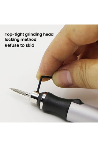 Moveevo Çok Yönlü Oyma Ve Parlatma Kalemi, 3 Hız Ayarlı, Şarj Edilebilir, Led Ekranlı, Metal Ve Ahşap İşleme İçin İdeal