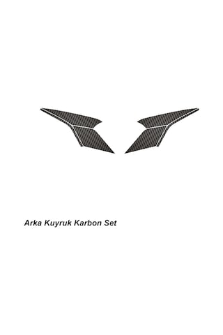 Cfmoto 250sr Arka Kuyruk Karbon Stıcker Set