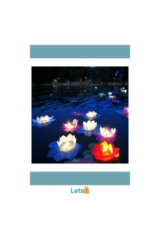 Nilüfer Su Geçirmez Fener 16cm T Light Mumlu Dilek Feneri 1 Adet