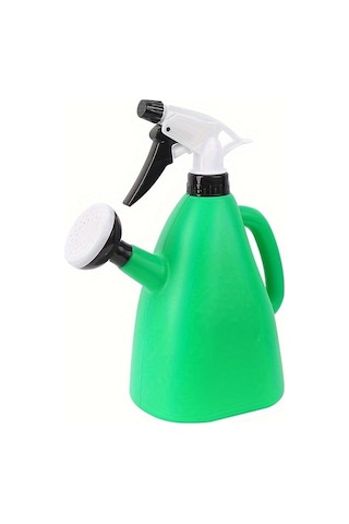 Tcherchı Ayarlanabilir Nozul İkisi Bir Arada Manuel Basınçlı Sulama Ve Dezenfektan Sprey Şişesi Yeşil