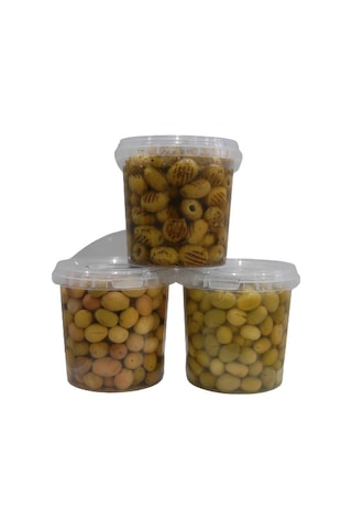 Sadıcım Çizik 650 Gr + Kırma 650 Gr + Izgara 600 Gr Yeşil Zeytin
