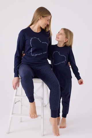 Arnetta 3050 Garson Kız Çocuk Love Uzun Kol Pijama Takım 001