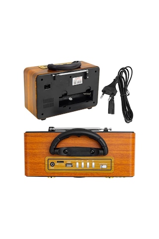 Magicvoice Mv-112bt Usb - Sd - Fm - Bluetooth Destekli Nostaljik Radyo