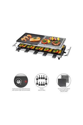 Proficook PC-RG 1144 10'lu Raclette Sıcak Taş