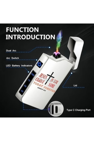 Trendooze Cloud011 Gri Usb-c Şarjlı Rüzgar Geçirmez Çakmak, Pratik Çözüm Gri