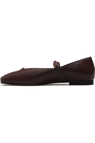 Venüs Kadın Deri Günlük Toka Detaylı Babet 26y 2511109y Kahve Kahverengi