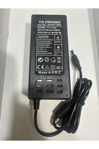 48 Volt 5 Amper Adaptör 48 V 5 A 5.5 Mm 2.5 Mm Adaptör