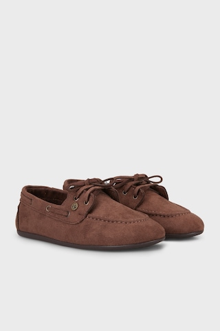Pierre Cardin Süet Loafer Ayakkabı Bayan Ayakkabı Pc56300 Kahve