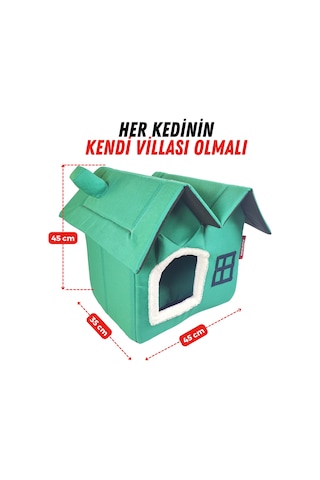 Xpermate Pet Villa Kedi Evi Kedi Villası Kedi Kulübesi