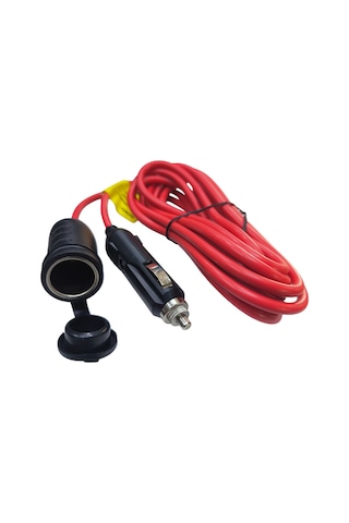 12v/24v Araç-tekne İçin Çakmak Uzatma Kablosu15a 180w Kablo 3.6m