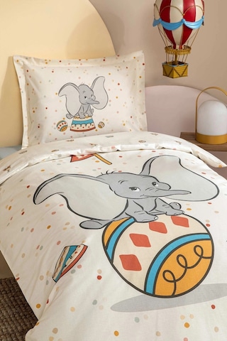 Özdilek Ranforce Lisanslı Bebek Beşik Nev.takımı-dumbo Circus Bej