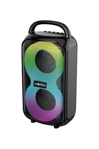 Ht-983 Taşınabilir Bluetooth Hoparlör 2 3 Hoparlör 6w Rgb Tws Destekli Tf Card Usb Müzik Kutusu