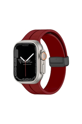 Ayrex Apple Watch Series Se/11/10/9/8/7/6/5/4/3 İle Uyumlu Silikon Kordon Bbl84