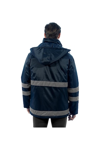 Şensel, Reflektörlü Kaban, Lacivert -61E445- Iş Elbisesi