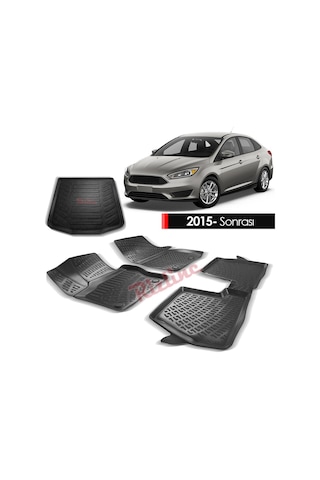Ford Focus 3 Paspas Bagaj Havuzu Sd 3D Rizline Havuzlu 2015-
