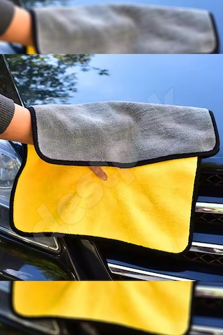 50x70cm Dev Boy Araç Kurulama Bezi - Çift Taraflı - Süper Emici