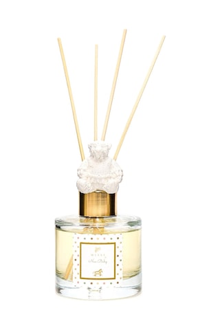 100 Ml Ekru Ayıcık Seramik Taş Bambu Çubuklu Missi Baby Oda Kokusu Abundance Prosperity